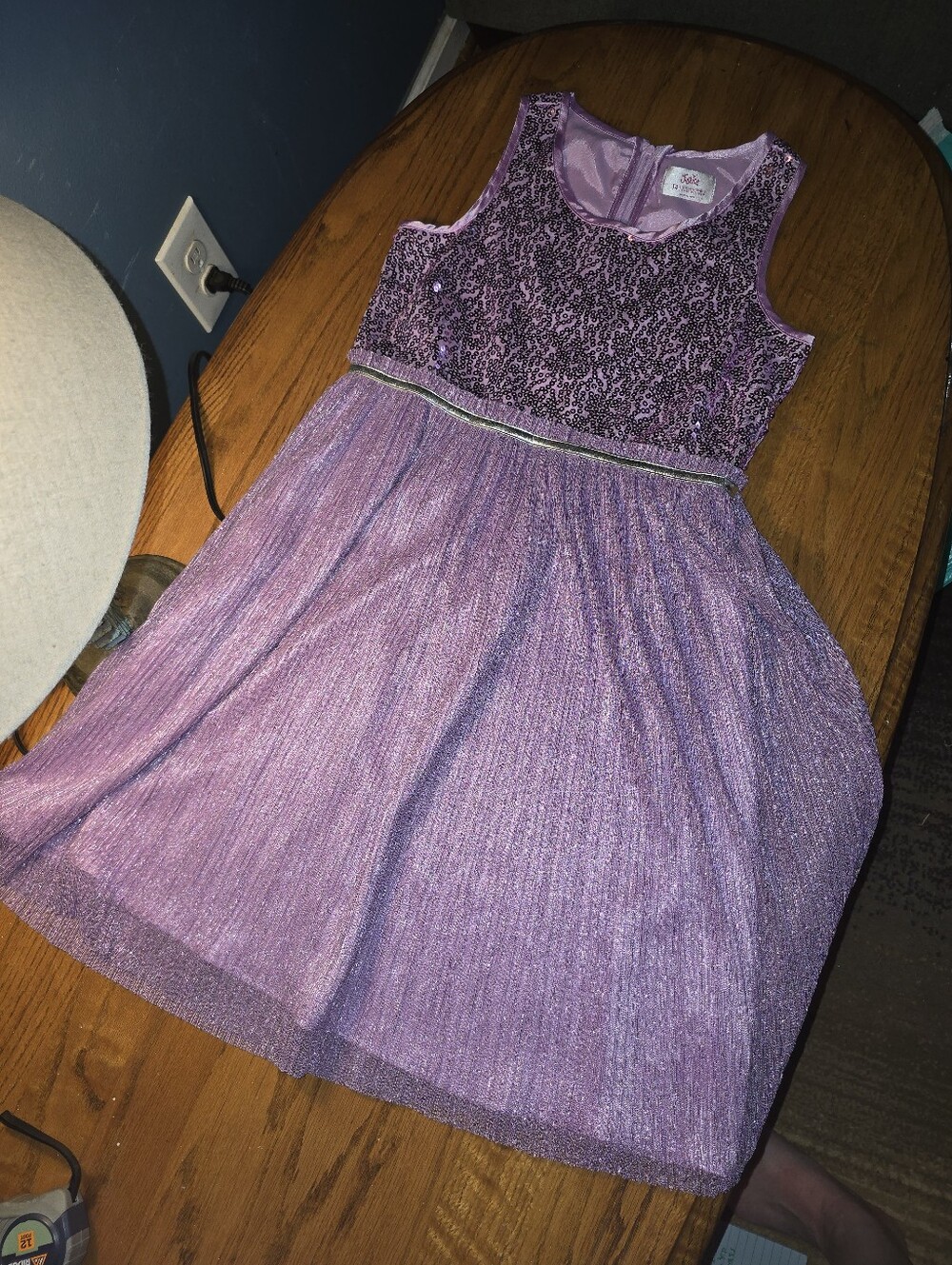 Justice Sequin Top Dress, Size 14 Girls, Barely Worn!